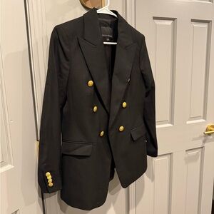 Banana Republic double breasted Blazer with Gold Buttons
